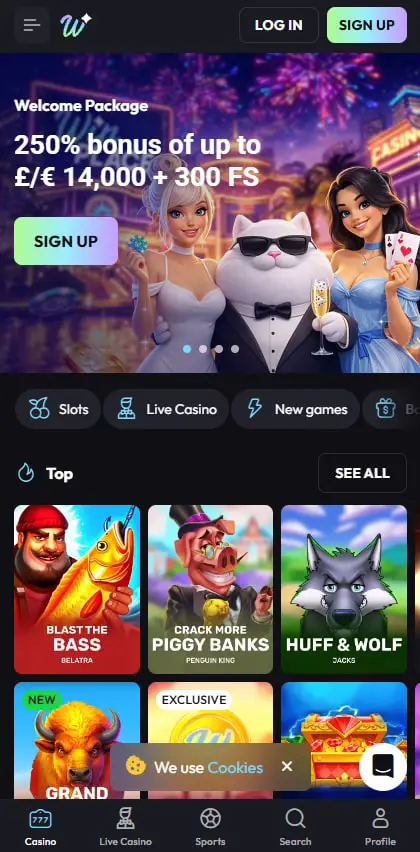WinPlace – casino live sans KYC et offre polyvalente